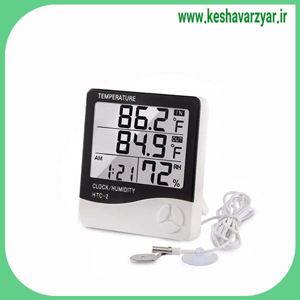 دماسنج و رطوبت سنج دیجیتال مدل HTC-2