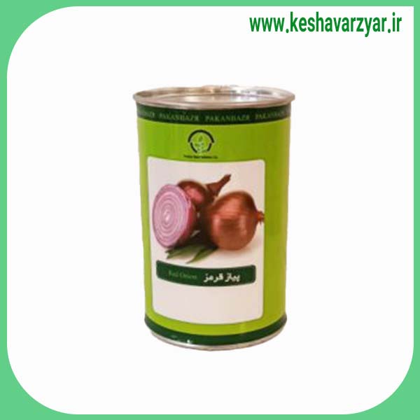 بذر پیاز قرمز قوطی 100 گرمی