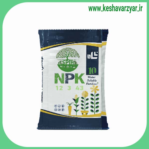 کود NPK12-3-43 اسپایر 10 کیلویی