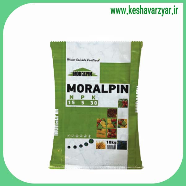 کود NPK15-5-30 مورال پین 10 کیلویی